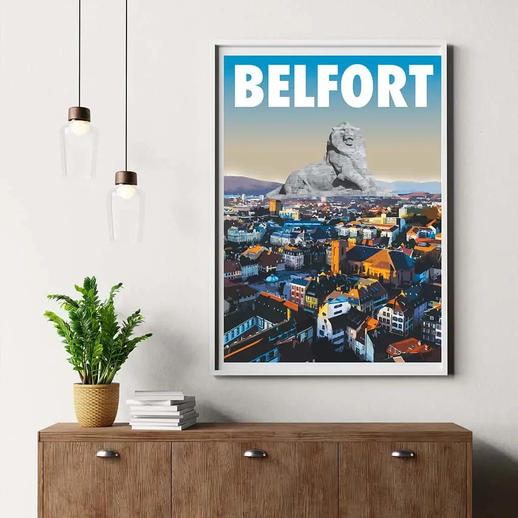 Affiche de la ville de Belfort
